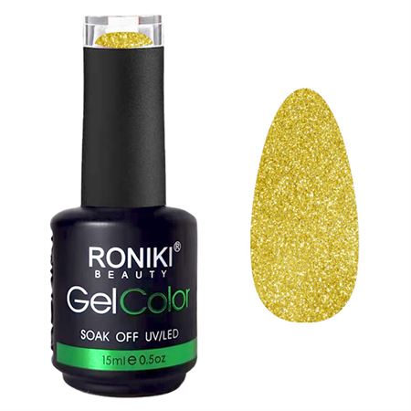 RONIKI Gel Nagellack Diamond Gold (DH01)