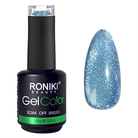 RONIKI Fantasy Sprite Cat Eye Gel Nagellack Moonstone Blue (02)