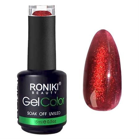 RONIKI Fantasy Sprite Cat Eye Gel Nagellack Scarlet Red (12)