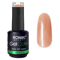 RONIKI Pink Smooth Cat Eye Gel Nagellack Glazed Peach (01)