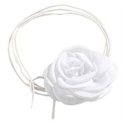 SOHO Rose Choker Halsband - Vit