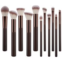 Technique PRO Chocolate Bronze Sminkborst Set - 11 sminkborstar