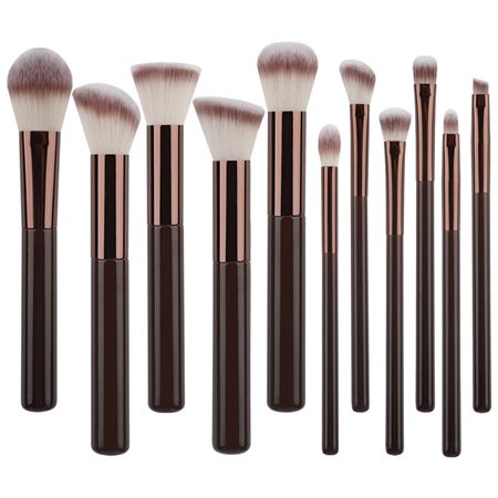 Technique PRO Chocolate Bronze Sminkborst Set - 11 sminkborstar