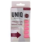 UNIQ Click On / Press On Manicure Naglar - Bara Rosa - 24 st